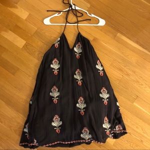 Free People halter backless dress